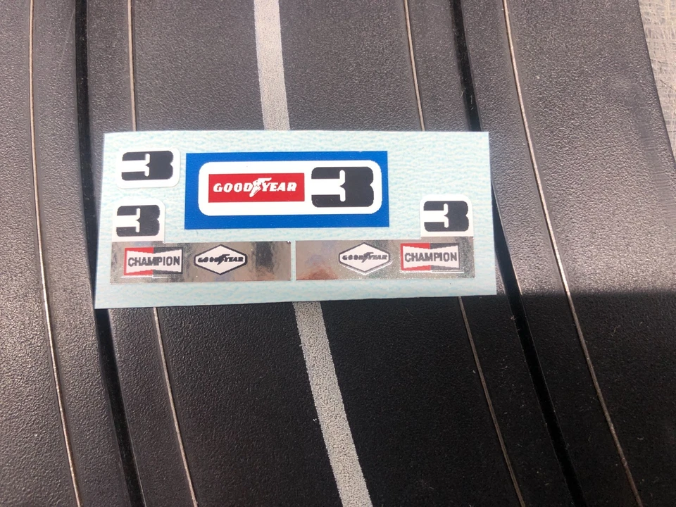 Calcomanías Aurora AFX para sombra AZUL/ROJO/BLANCO - SERIE CROMADA Foto 1 de 1