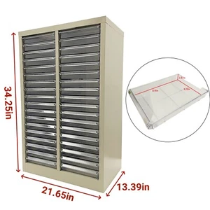 36 Small Drawers File Cabinet No Door Storage Cabinet Office Filing Cabinet - Picture 1 of 14