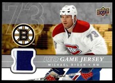 2008-09 Upper Deck Game Jerseys MICHAEL RYDER