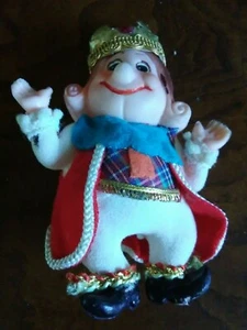 King Midas ~ Christmas Ornament ~ Figure ~ Great Shape ~ Plastic ~ Used 1970's? - Bild 1 von 5