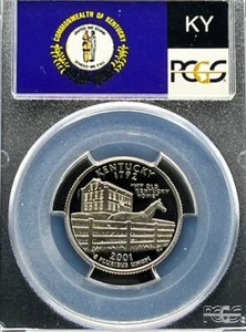 2001-S Kentucky 25C PCGS PR 70 Deep Cameo - Picture 1 of 4