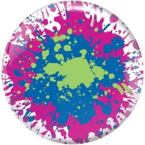 Brunswick Viz-A-Ball Paint Splatter Bowling Ball - Picture 1 of 3