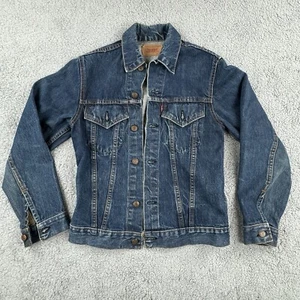 True Vintage 1960s Levi’s Big E Type 3 Trucker Jacket Medium Great Patina - Picture 1 of 24