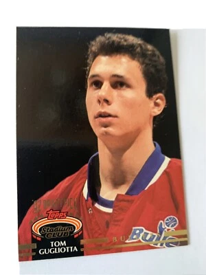1992-93 Stadium Club Rookie #288 Tom Gugliotta Washington Bullets NmMt Free Ship - Image 1 of 3