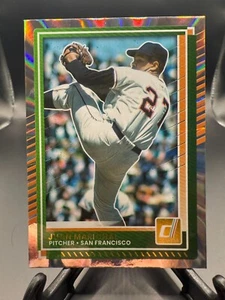 2025 Panini Donruss Baseball Laser Parallel Card No 90 Juan Marichal - Picture 1 of 1