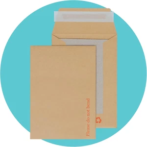 50 - White All Board Envelopes Cardboard Strong Mailer - C6 Size - Picture 1 of 12