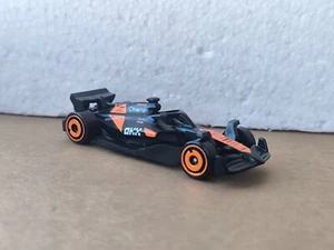 HW FORMULA 1 COLLECTION HYW10 ORANGE BLACK OKX CHROME - 2025 Hot Wheels Loose - Picture 1 of 3