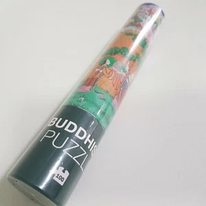 Buddhism jigsaw puzzle 100 pc tube British Library art UK Buddhist 23cm - Picture 1 of 12
