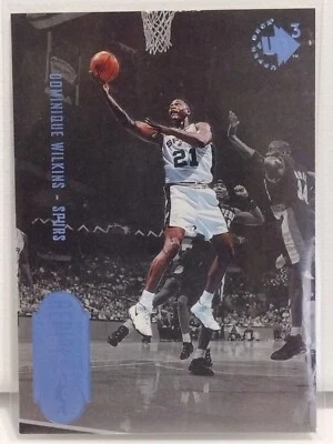 1997 Upper Deck 3 Dominique Wilkins #51 Aerial Artists San Antonio Spurs - Image 1 of 2