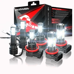 For Kia Forte 2010-2015 2016 LED Headlight High/Low Beam + Fog Light Bulbs Kit - Bild 1 von 16