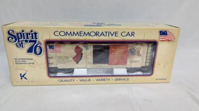 K-Line K761-7603 Spirit of 76 New Jersey State Boxcar O Scale - Image 1 of 4