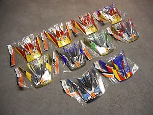 M2R Revelation motocross helmet visor peak MULTIPLE COLORS AVAILABLE - Picture 1 of 10