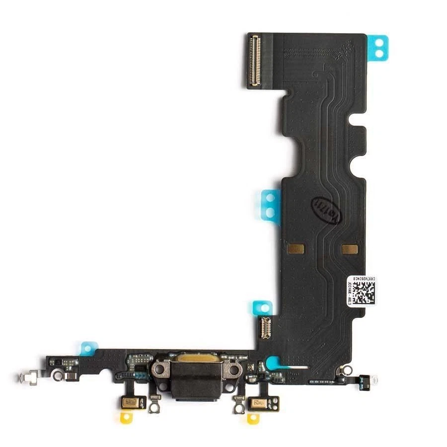 OEM USB Charging Port Dock Flex Cable Replacement iPhone 8 Plus 5.5" Black - Image 1 of 1