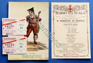 Musica Libretto, locandina e biglietti Le nozze di Figaro - Teatro Scala 1984-85 - Picture 1 of 1