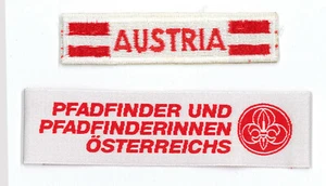 PARCHE EMBLEMA TIRA BANDERA NACIONAL EXPLORADORES DE AUSTRIA - SCOUT AUSTRIACO (2 VAR) - Imagen 1 de 2