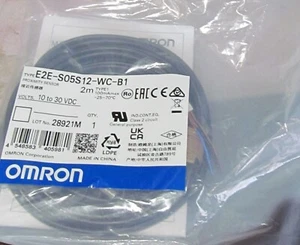 NEW OMRON PROXIMITY SENSOR E2E-S05S12-WC-B1 - Picture 1 of 5