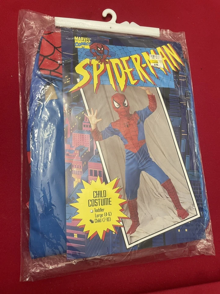 1994 复古未开封!!蜘蛛侠万圣节服装漫威 — 第 1/4 张图片
