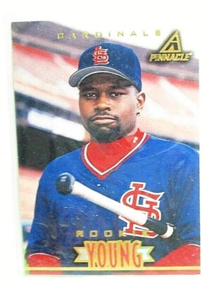 1997 Pinnacle Rookie Card DMITRI YOUNG - Cardinals #177 - Image 1 of 2