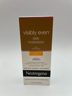Discontinued Expired Neutrogena Visibly Even Daily Facial Moisturizer SPF30 - Image 1 of 4