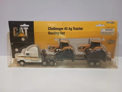 1/64 Caterpillar Semi Hauling Set With Two Caterpillar Challenger 45 Tractors - Image 1 of 4