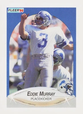 1990 Fleer #282 Eddie Murray Detroit Lions - Image 1 of 2
