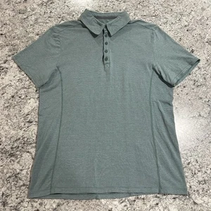 Hylete Polo Shirt Mens Large Green Performance Outdoor Stretch Golf Active - Picture 1 of 6