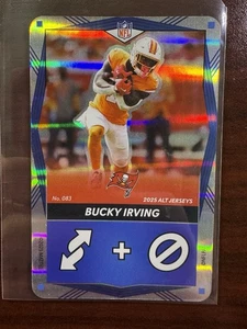 2025 Uno Elite Alt Jerseys Blue Foil - #083 Bucky Irving - Tampa Bay Buccaneers - Bild 1 von 2