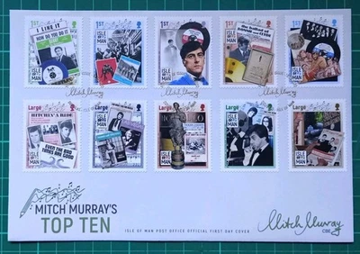 Isle of Man 2020 Mitch Murray's Top Ten FDC - Image 1 of 2