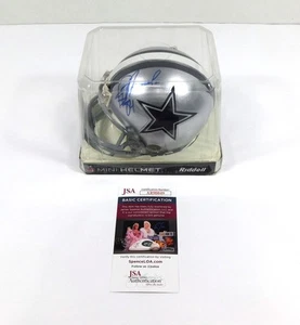 Jay Novacek signierter Cowboys Mini Football Helm JSA Auto AR90849 - Bild 1 von 6