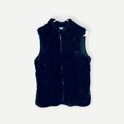 Жилет пушистый Laura Scott черный без рукавов L - Изображение 1 из 4