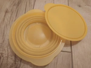 Tupperware Mini Max Faltschüssel 700ml gelb Behälter Schale Dose -sehr gut- - Bild 1 von 6