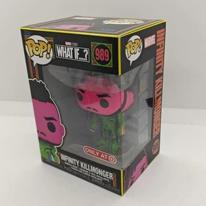 Funko POP! Figura de vinilo Marvel Blacklight Infinity Killmonger #989 - Imagen 1 de 8