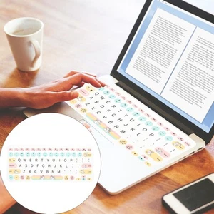Regenbogen -Tastaturschutzfilm Schützende Tastaturabdeckung Schutzfolie - Afbeelding 1 van 12