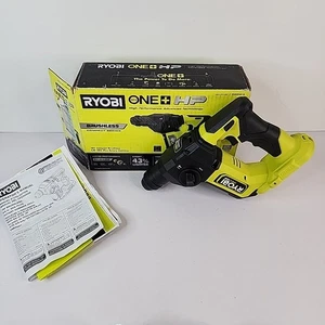 RYOBI 18V ONE+ HP Compact Brushless 5/8" SDS-Plus Rotary Hammer & Drill Tool Onl - Picture 1 of 18