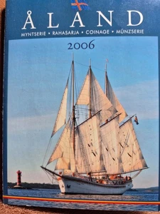 Aland Münzserie Finnland KMS 2006 mit Briefmarke im original Blister - Bild 1 von 4