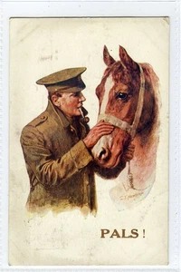 (Gd4783) C.T.Howard Art, PALS, WW1 Military War Comic 1915 - Picture 1 of 4