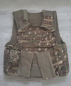 Armadura corporal del ejército británico águila pescadora placas de relleno suaves MTP Molle paintball 190/108 - Imagen 1 de 9