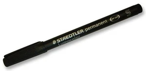 STAEDTLER - Penanda Kekal Lumocolor Hujung Super Halus - Hitam - Picture 1 of 1