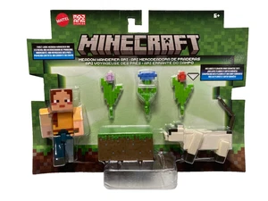 Minecraft Figure Confezione da 2: MEADOW WANDERER ARI & SIAMESE CAT con fiori 2025 - Foto 1 di 7