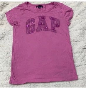 Gap kids pink sequin Tee Size  M - Picture 1 of 4