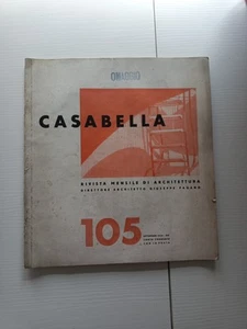 Architettura CASABELLA 105 settembre 1936 Giuseppe Pagano, Gio Ponti - Imagen 1 de 3