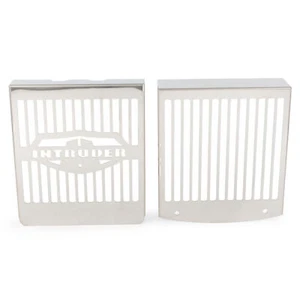Edelstahl Kühlergrillabdeckung Chrom für SUZUKI Intruder VL1500 LC 1998-2008 - Bild 1 von 9