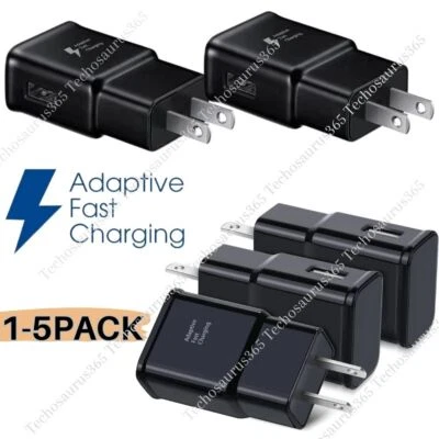 Cargador de pared USB adaptador rápido bloque cubo de carga ladrillo para Samsung Android LG Foto 1 de 4