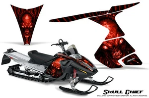 KIT DE GRÁFICOS SKI-DOO RT MACH Z MX Z 05-09 MOTO DE NIEVE CREATORX JEFE DE CALAVERA R - Imagen 1 de 1