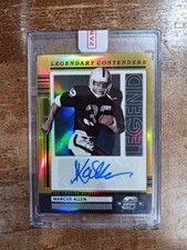 2021 Contenders Marcus Allen Auto Gold /10 Legendary Contenders HOF LA Raiders