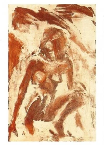 Postcard Eric Fischl Squatter, 1985 for Parkett Edition 5 MINT Unused - Picture 1 of 1