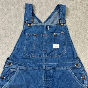 Mono Big Mac Carpintero Jeans Vintage Botón Mosca Medio Lavado De Gran Tamaño - Imagen 1 de 11