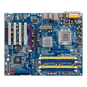 Mainboard Asrock 4CoreDual-SATA2 Socket 775 PCI 2x DDR 2x DDR2 - Picture 1 of 3