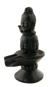 Shiva Lingam Yoni Linga Resin for Puja Ritual Hindu 19 CM 25496 gar3 - Picture 1 of 4