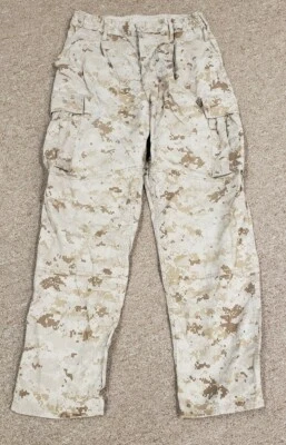 32 Short Digital Desert Camo Trousers Military 8415-01-527-2152 USMC MARPAT - Image 1 of 4